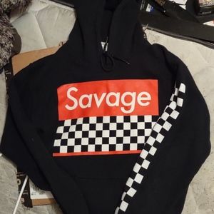 Men's Savage Checkered Hoodie